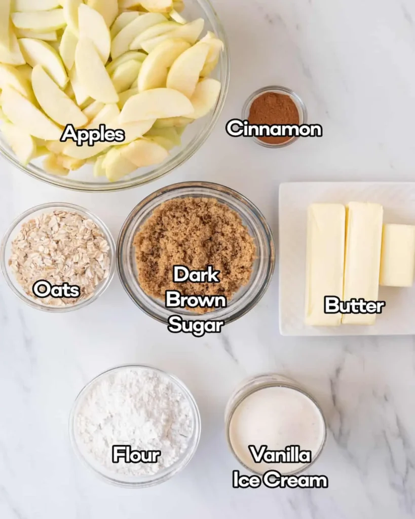 Apple Crisp Recipe Ingredients